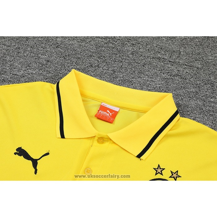 Polo Borussia Dortmund 2022-2023 Yellow and White